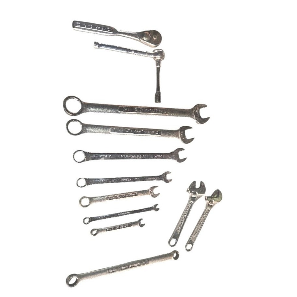 Craftsman Mixed Wrench Ratchet Set SAE USA Forged 12pc Lot